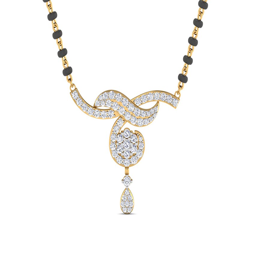 Diamond Oomph Mangalsutra Pendant