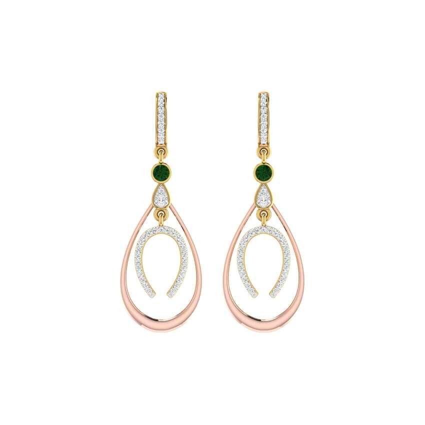 Unbroken Glow Gems Aura Diamond Earrings