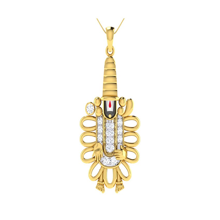 Shimmering Balaji Diamond Pendant