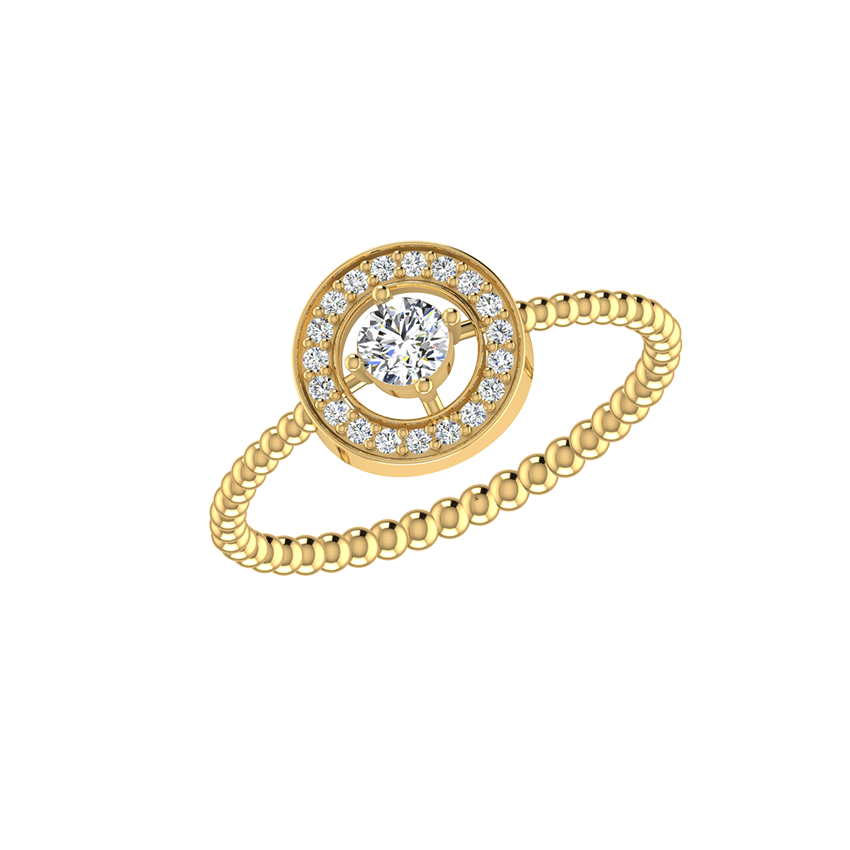 Radiant Glow Solitaire Ring