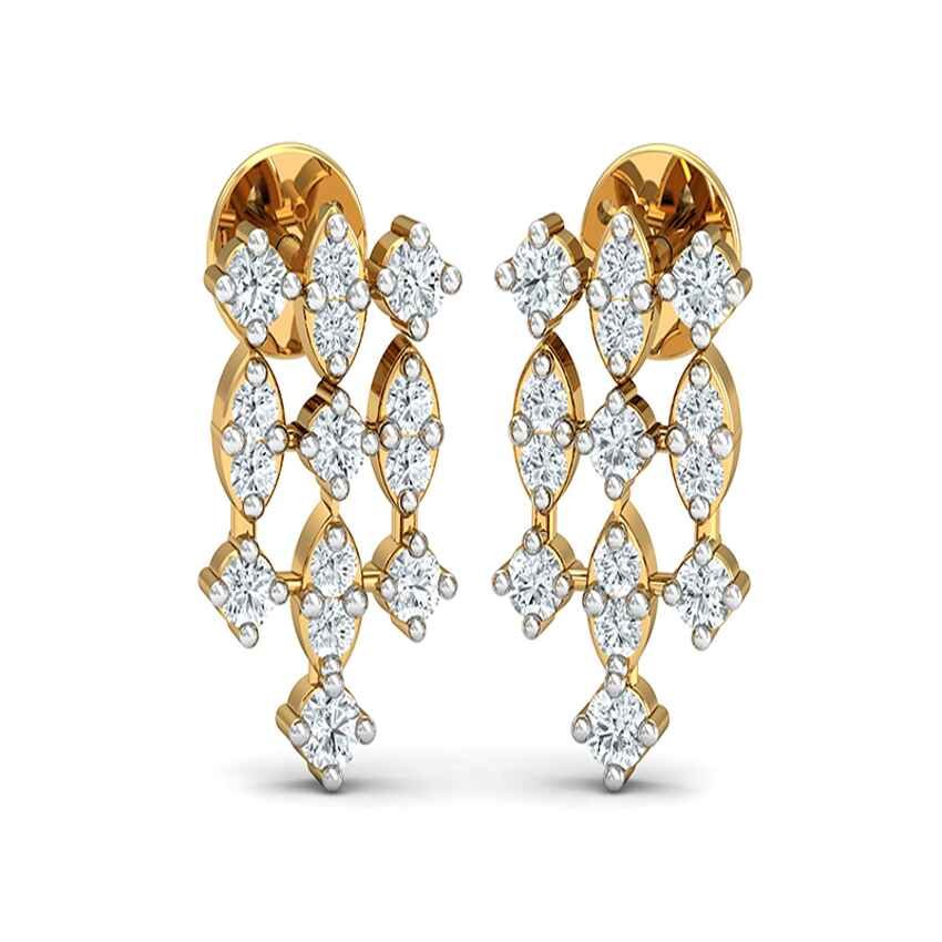 Serenity Pearl Diamond Earrings