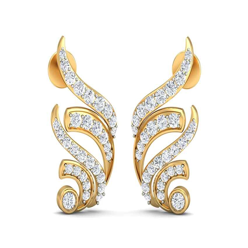 Diamond Blossom Earrings