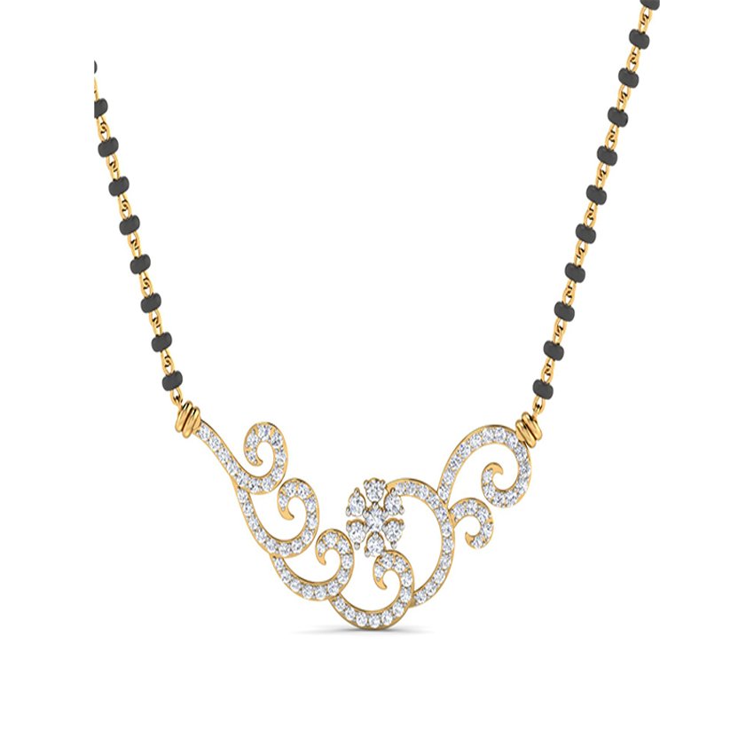 Celestial Touch Diamond Mangalsutra Set