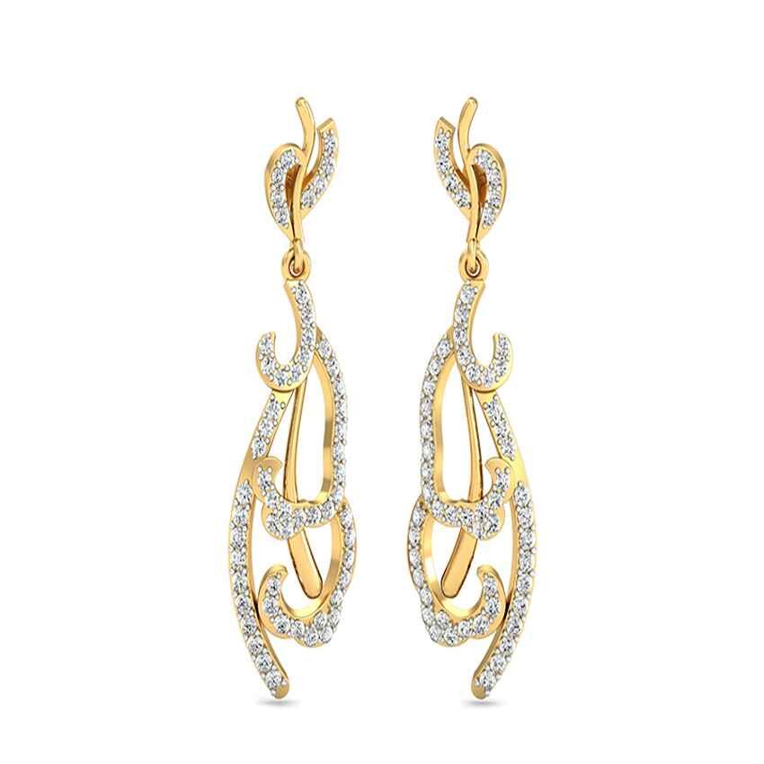 Diamond Glitz Stream Earrings