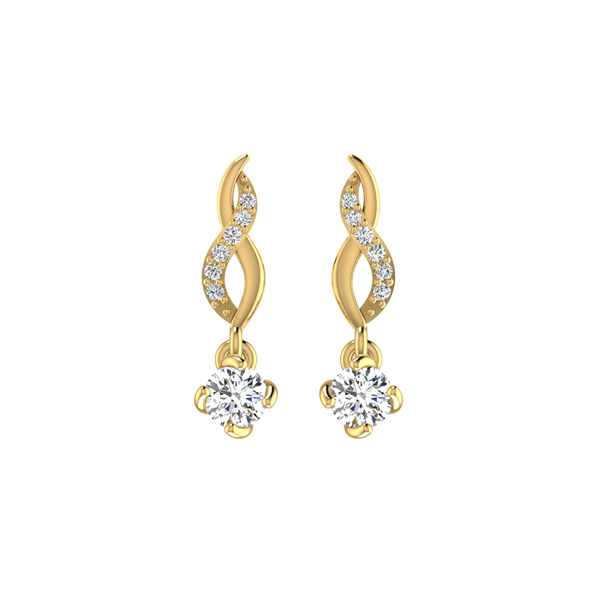 Sunlit Charm Diamond Earrings