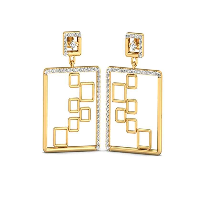 Diamond Cascade Earrings