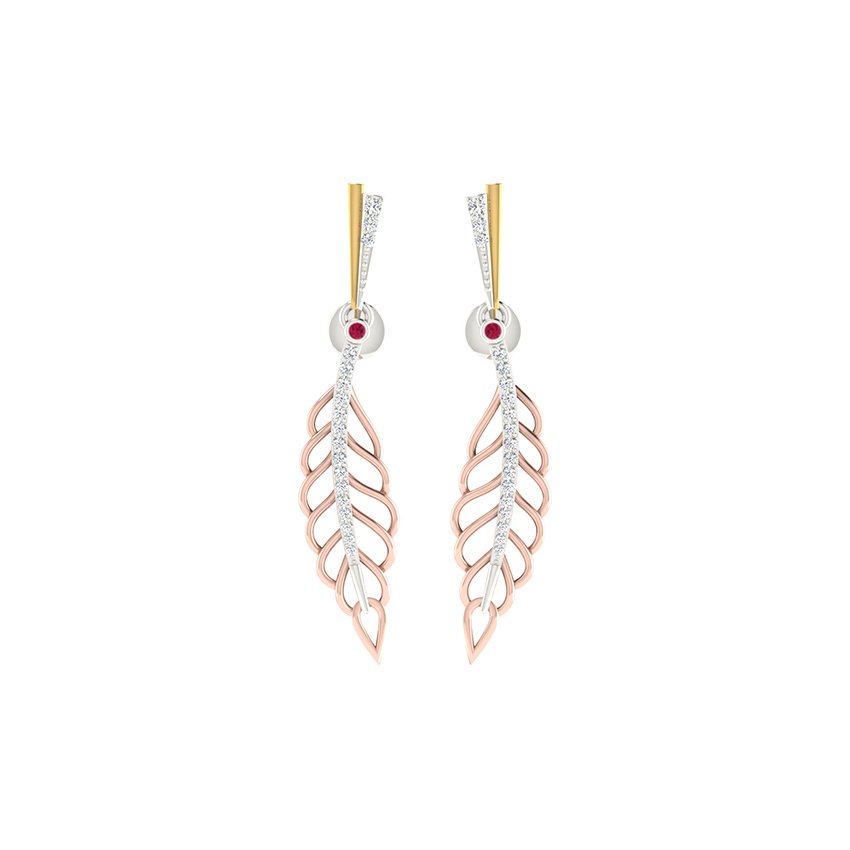 Majestic Beam Gems Aura Diamond Earrings
