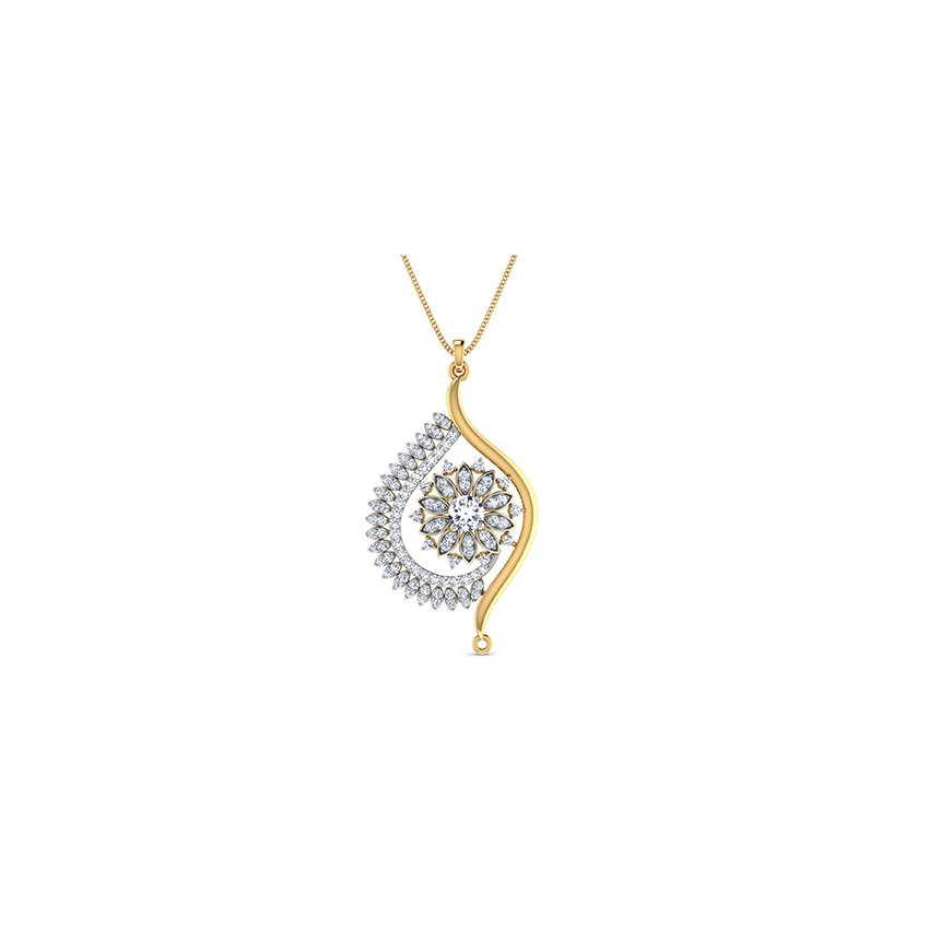 Serene Spark Diamond Pendant