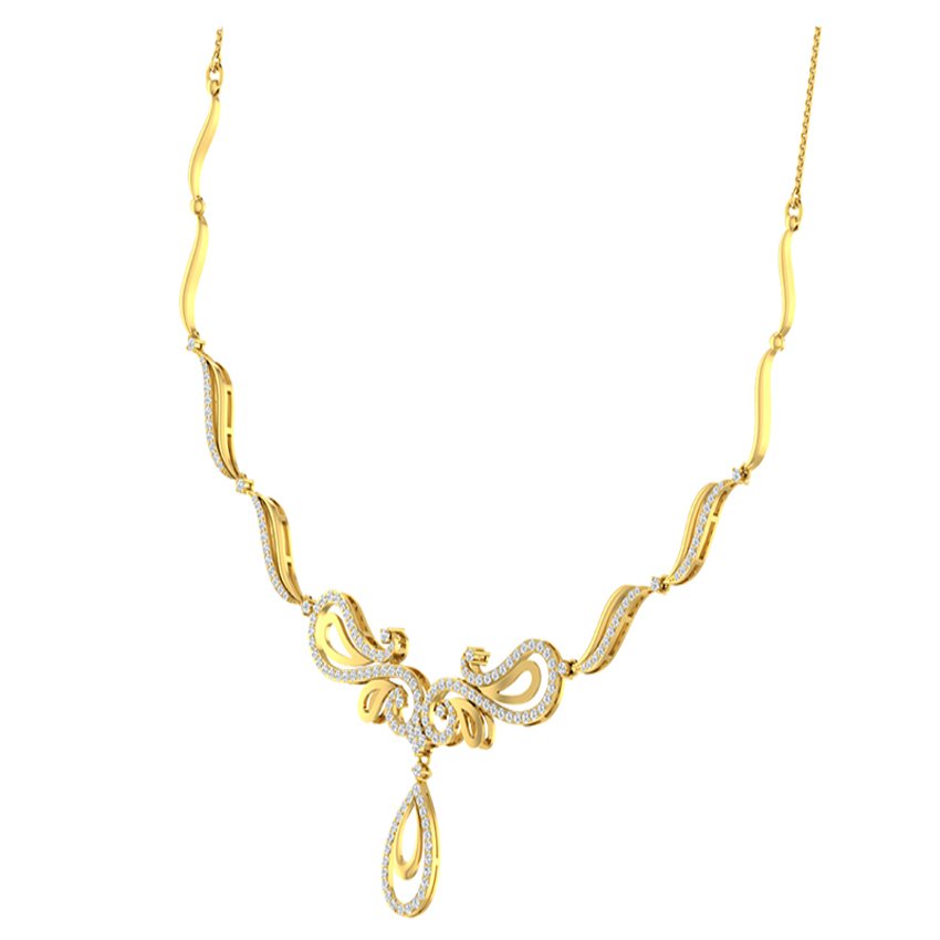 Stellar Elegance Diamond Necklace Set