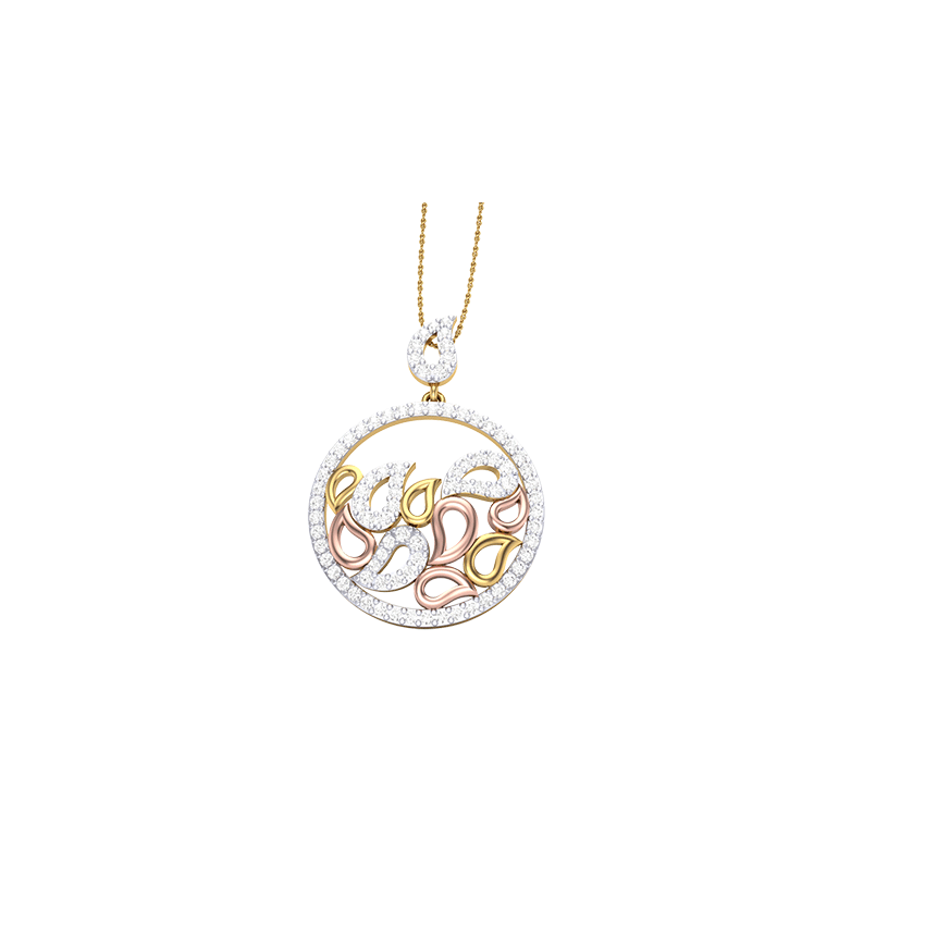 Flicker Ray Diamond Pendant