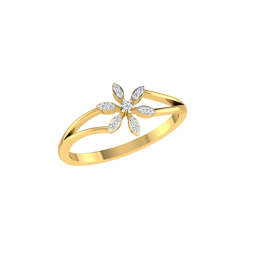 Meadow Beam Diamond Ring