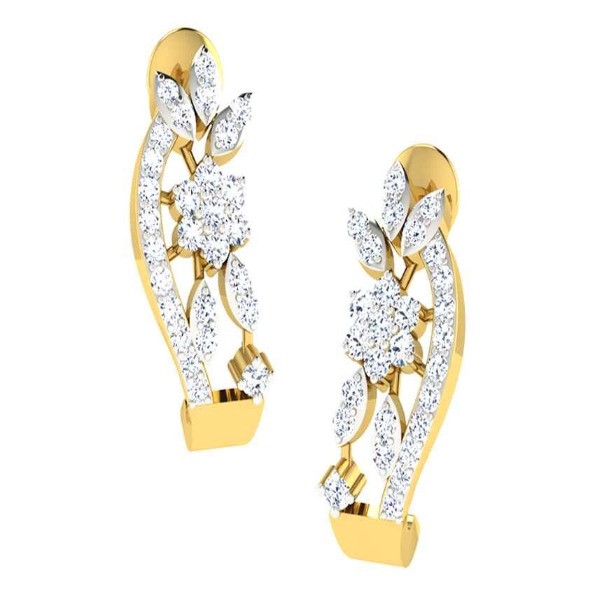 Diamond Vivacious Hoop Earrings