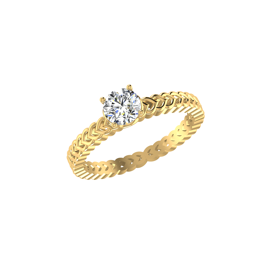 Majestic Shine Solitaire Ring