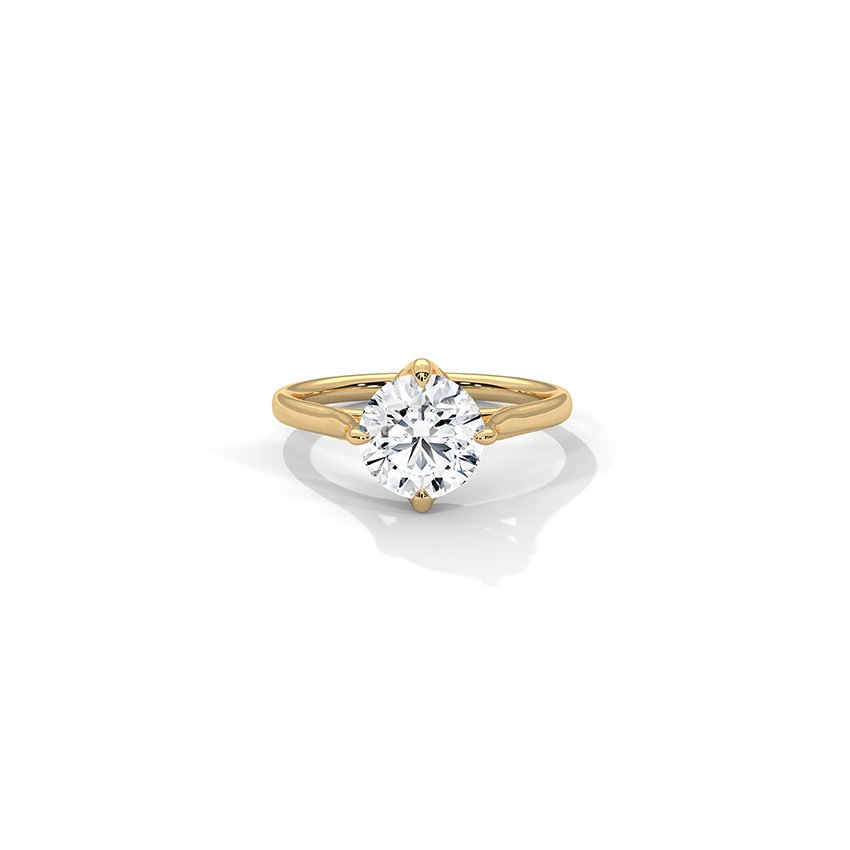 Twinkle Round Solitaire Diamond Ring