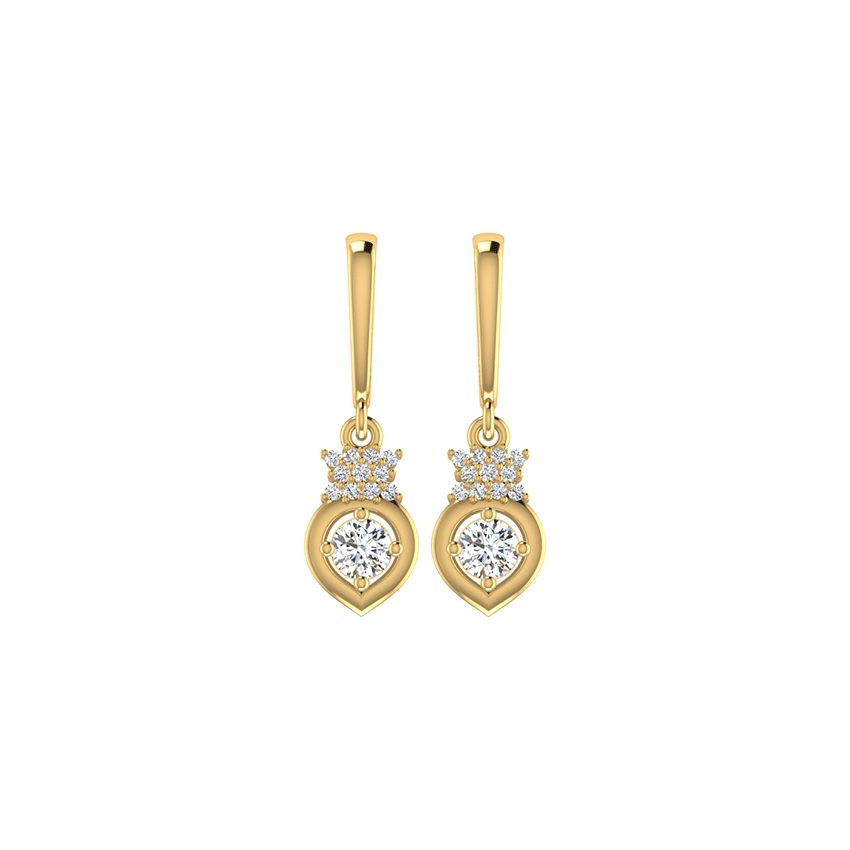 Lunar Whisper Diamond Earrings