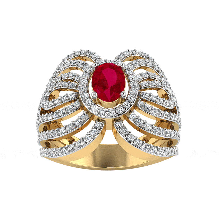 Velvet Crown Diamond Cocktail Ring
