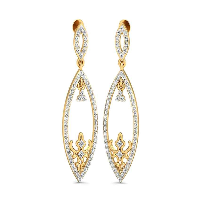 Diamond Moonlight Earrings
