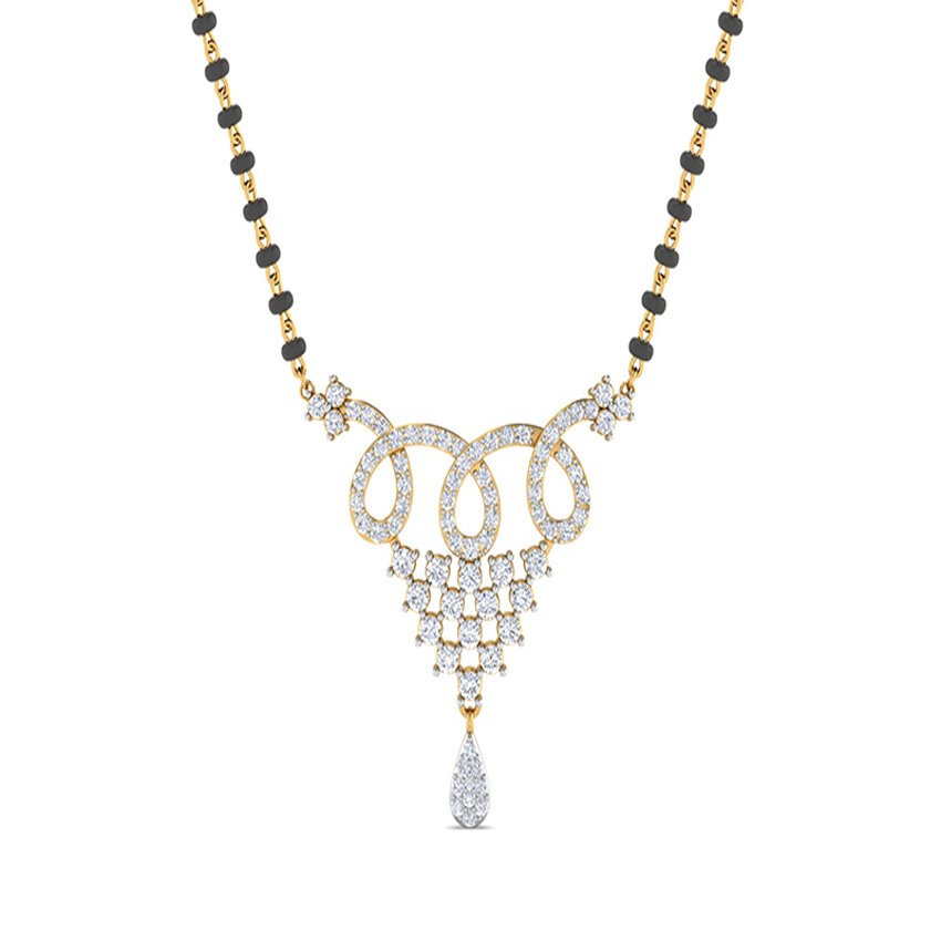 Divine Thread Diamond Mangalsutra Set