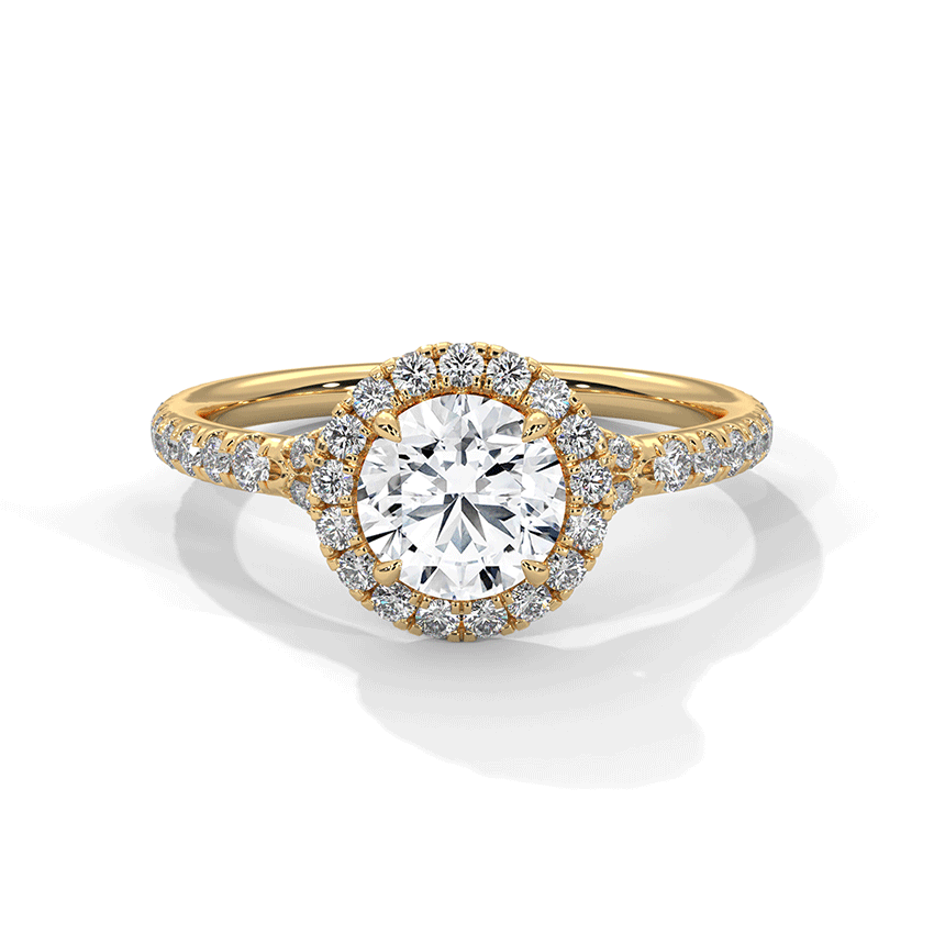 Breeze Round Solitaire Diamond Ring