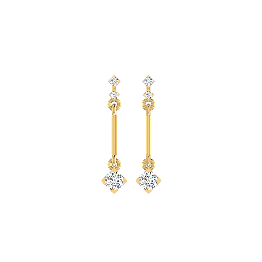 Serene Glow Diamond Earrings