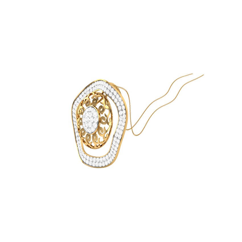 Diamond Velvet Radiance Pendant
