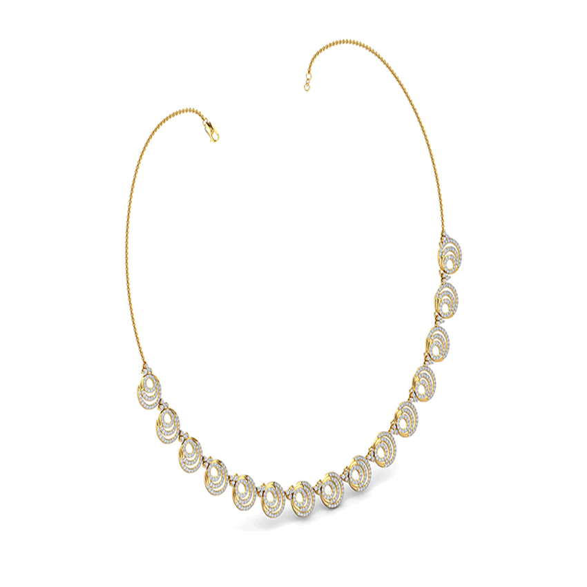 Sunbeam Shine Diamond Necklace Set