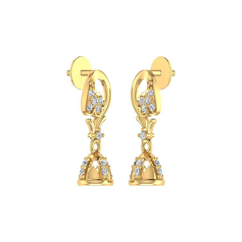 Sunset Gleam Fancy Earrings