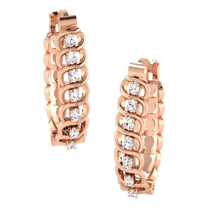 Diamond Ravishing Hoop Earrings