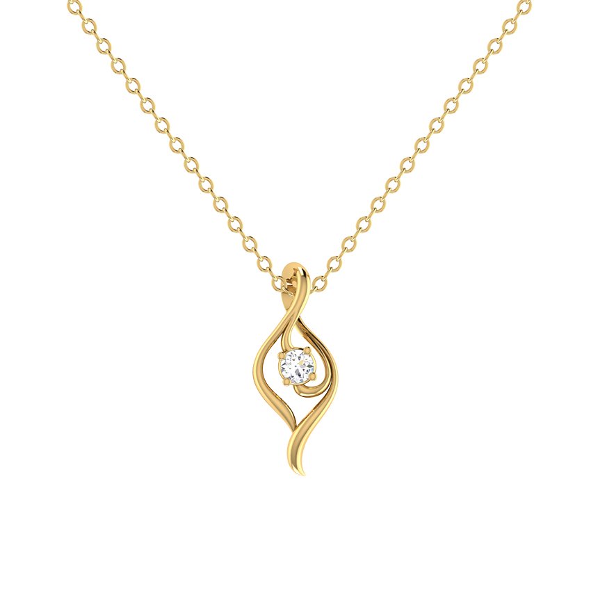 Gleam Wing Diamond Pendant