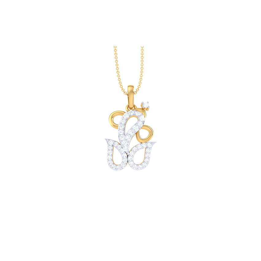 Bhaktavighna Hope Diamond Pendant