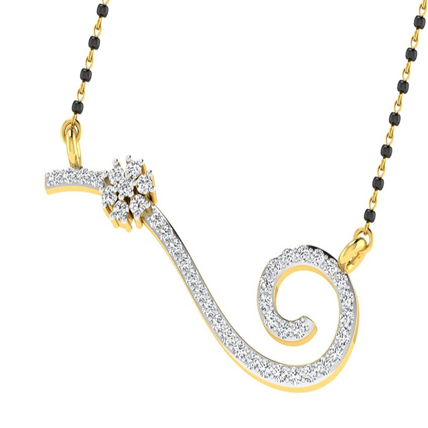 Charming Duo Diamond Mangalsutra