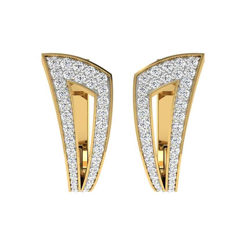 Golden Dusk Diamond Earrings Bali