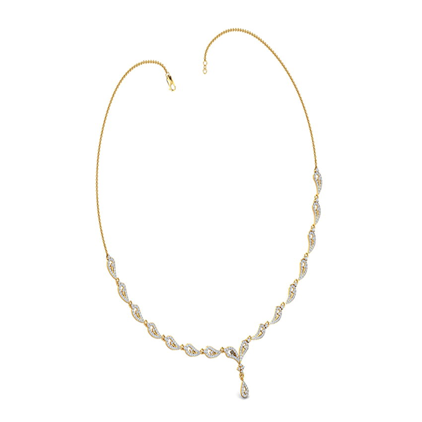 Dewdrop Shine Diamond Necklace Set