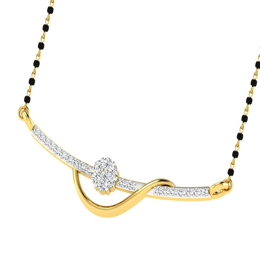 Bold Statement Diamond Mangalsutra