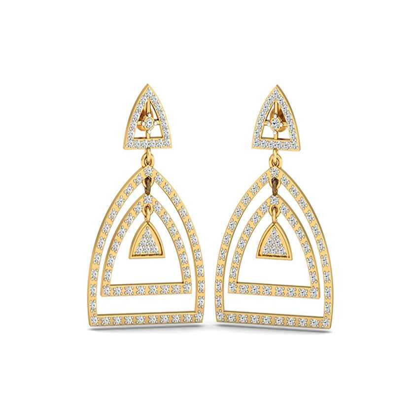 Diamond Luxe Drape Earrings