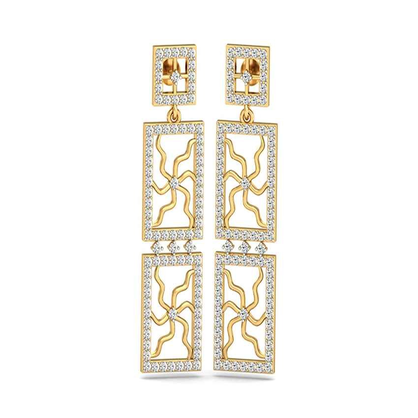 Diamond Lustrous Drop Earrings