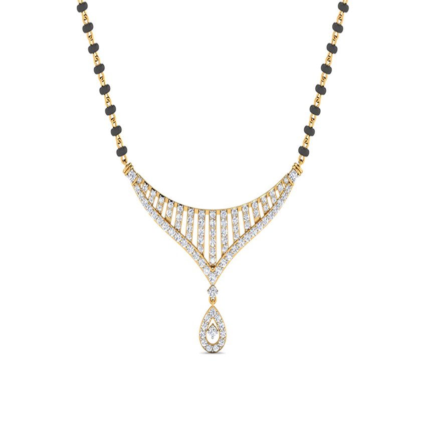 Joy Knot Diamond Mangalsutra Set