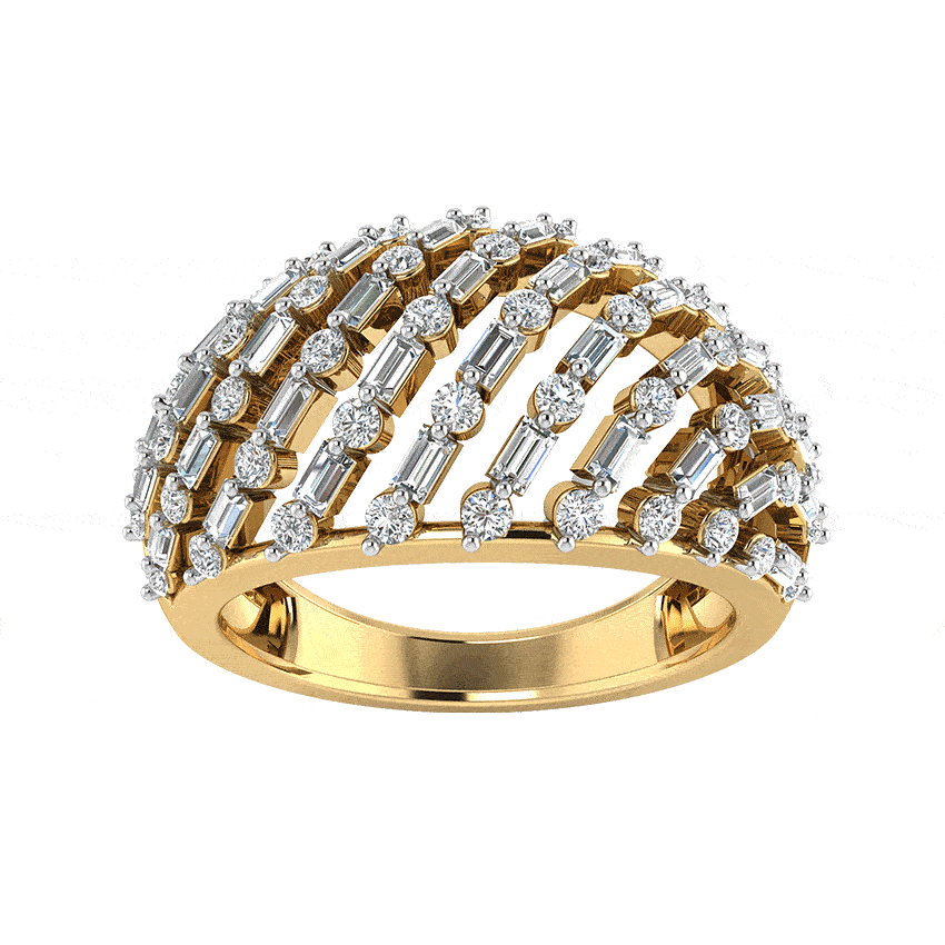 Midnight Vow Diamond Cocktail Ring