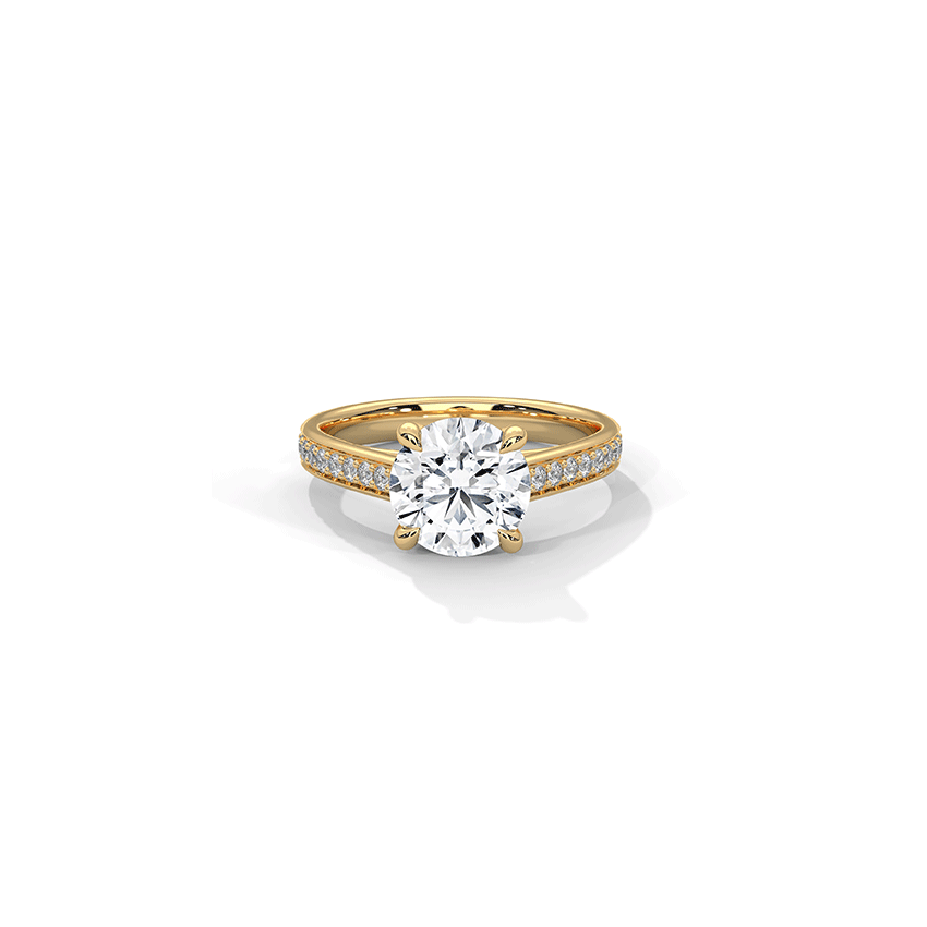 Muse Round Solitaire Diamond Ring