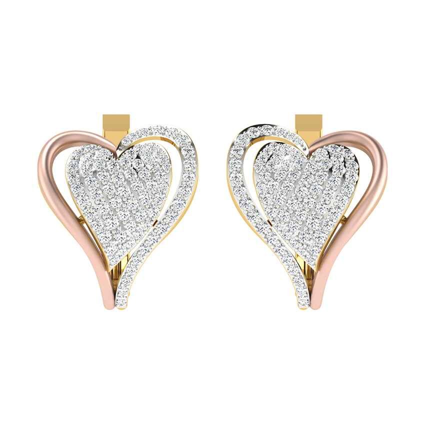 Twilight Halo Diamond Earrings Bali