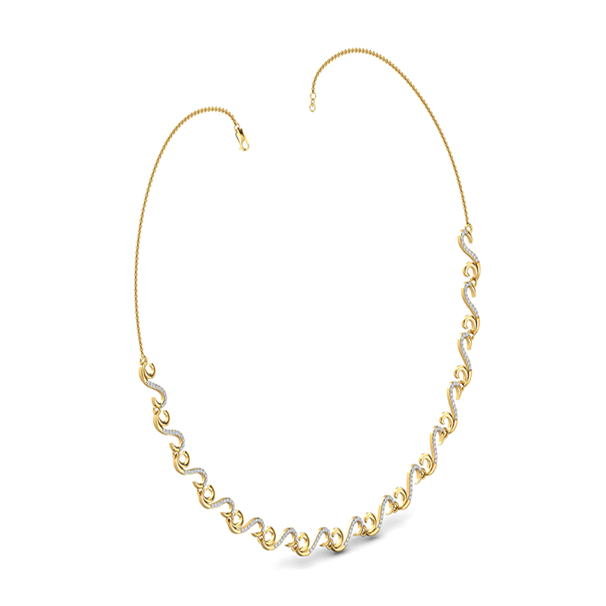 New Sparkle Diamond Necklace Set