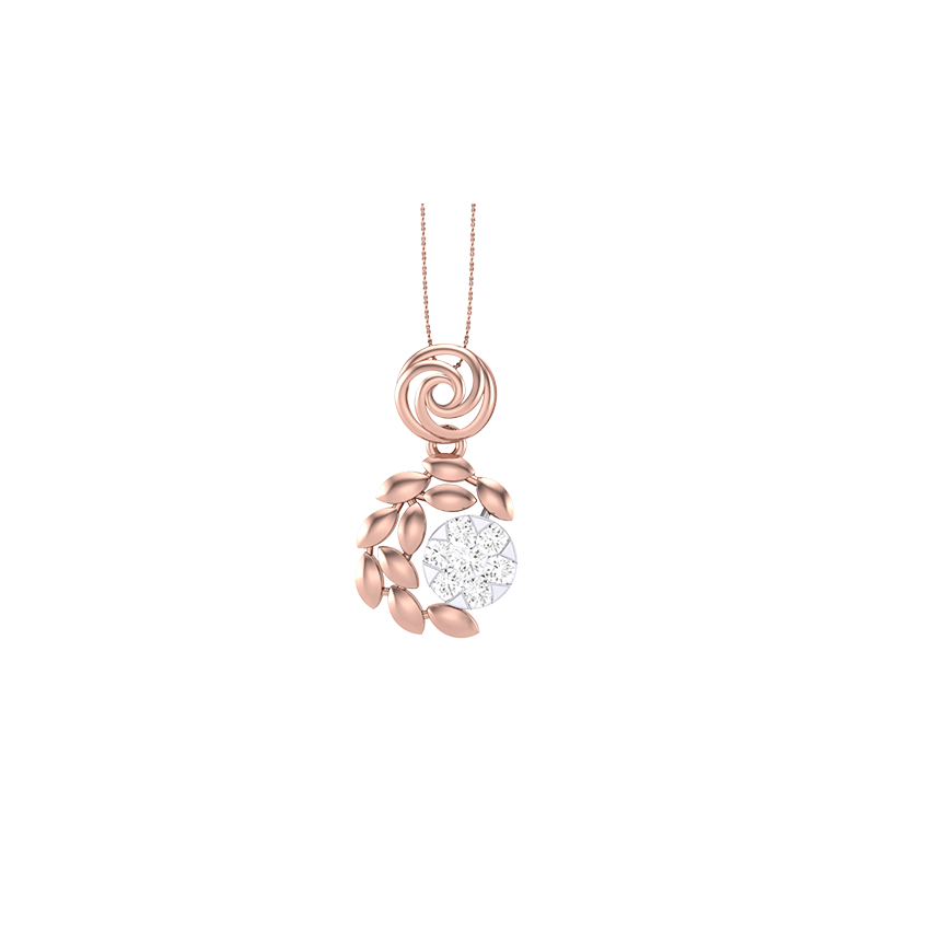 Echo Flame Diamond Pendant