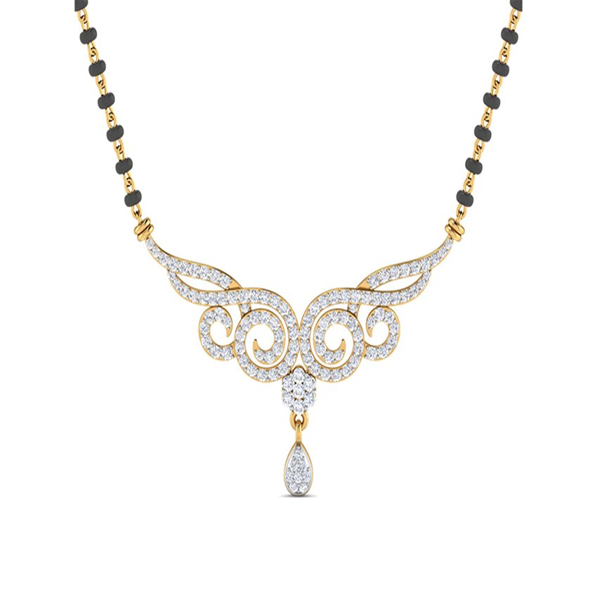 Diamond Serene Mangalsutra Pendant