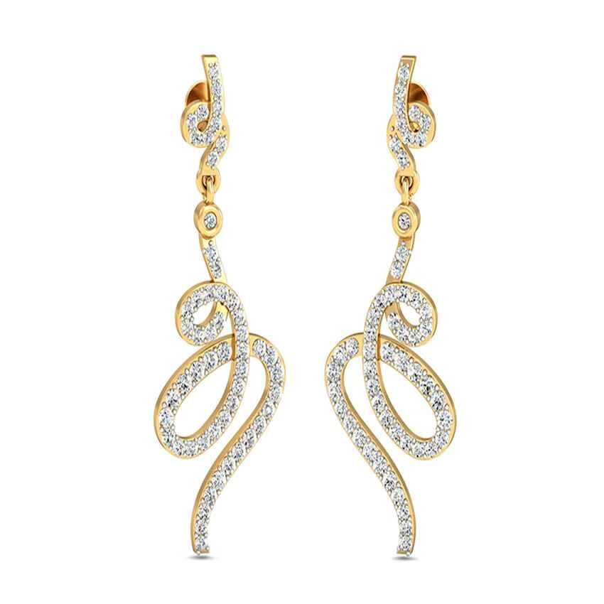 Diamond Brilliant Flow Earrings