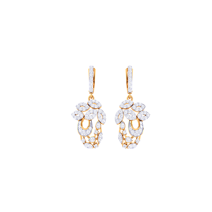 Diamond Velvet Gleam Earrings