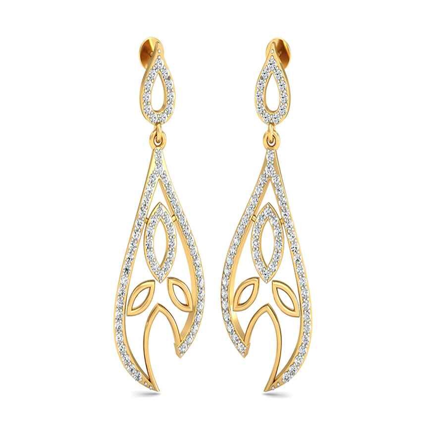 Diamond Moonlit Earrings