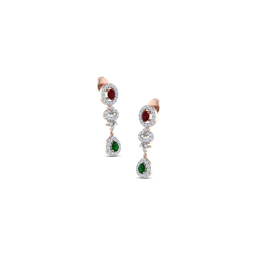 Tranquil Lustre Diamond Earrings