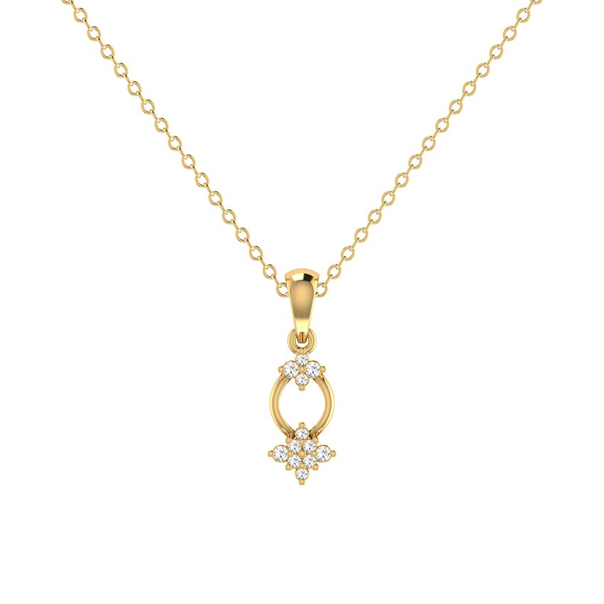 Petal Fade Diamond Pendant