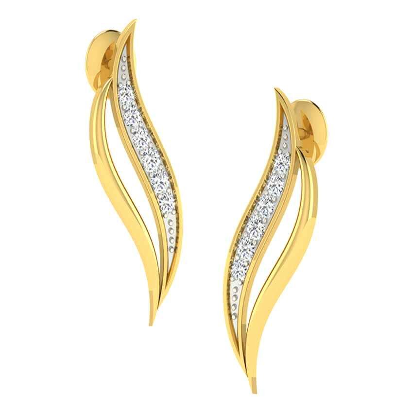 Majestic Crown Diamond Earrings