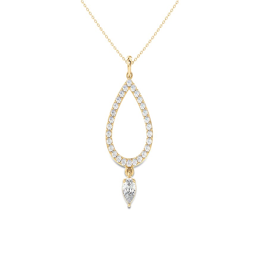 Gleaming Majesty Diamond Pendant